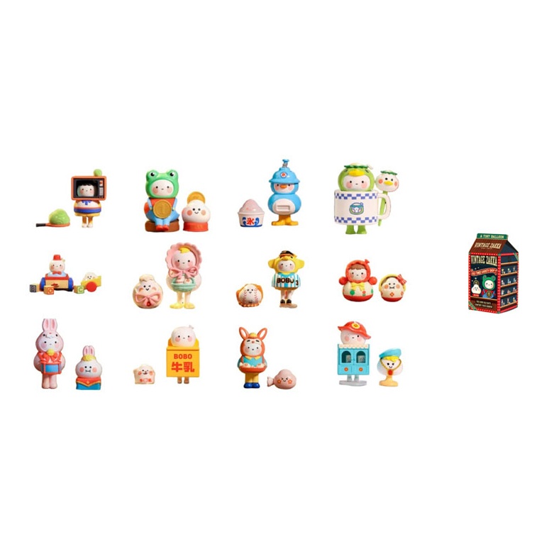 Vintage Collectibles Store - POP MART Bobo&Coco Coleção Loja Vintage