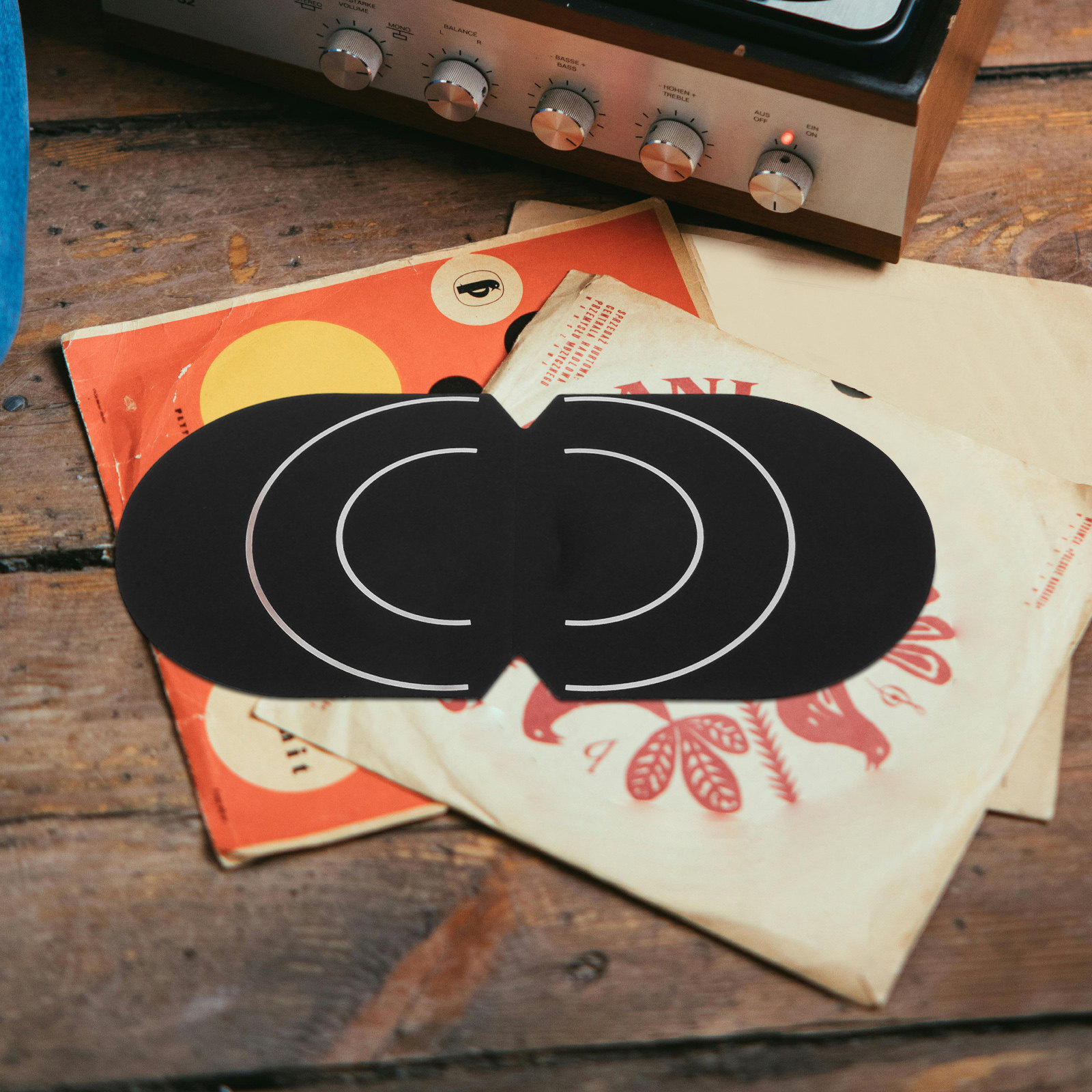 Vinyl Record Cleaner - 2 luvas de vinil para limpeza